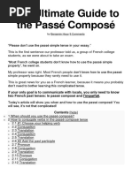 The Ultimate Guide To The Passé Composé