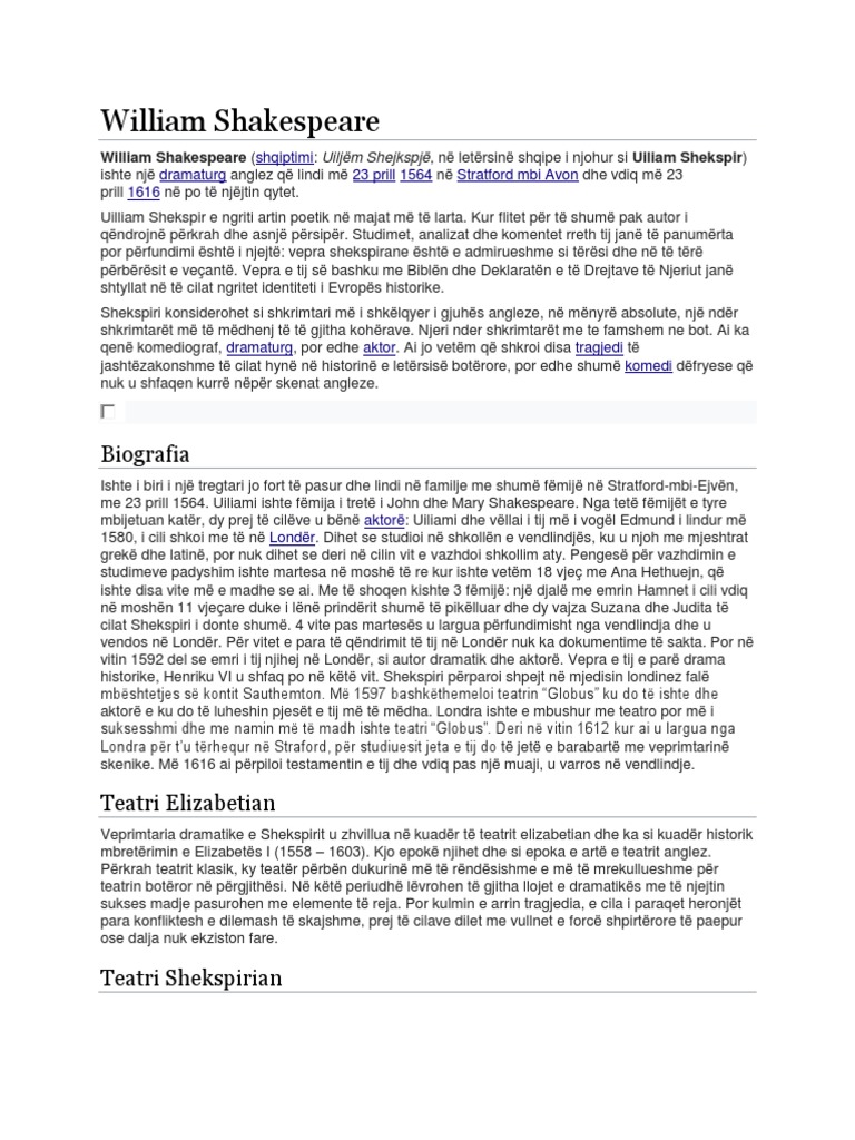 William Shakespeare | PDF