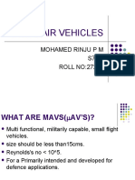 Micro Air Vehicles Seminar1