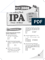 Soal Kemampuan Ipa