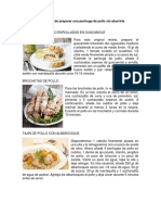 Recetas de Pollo y Otros