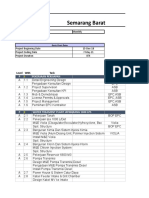 Project Schedule Semarang Barat