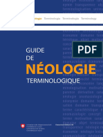 Guide de Néologie Terminologique PDF
