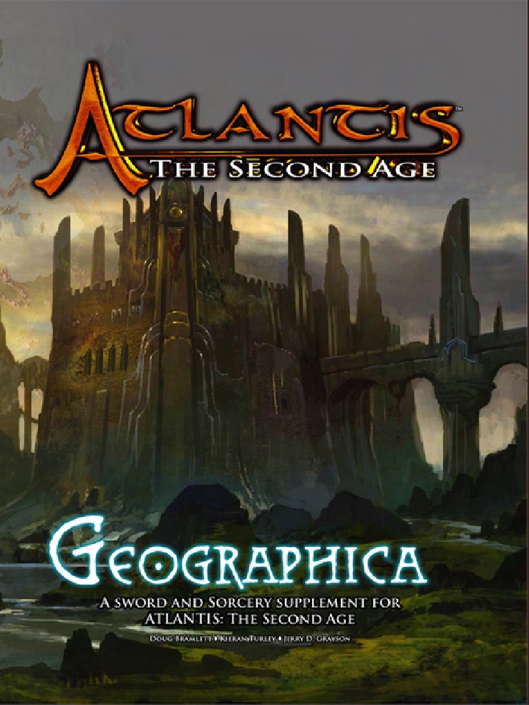 KHP023 Atlantis - The Second Age - Geographica PDF, PDF, Witchcraft