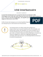 Le Marché Interbancaire - La Finance Pour Tous PDF