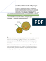 Como Determinar A Relação de Transmissão de Engrenagens PDF