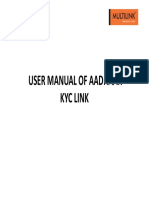 of Aadhaar Kyc Link PDF