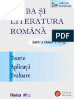  Limba Şi Literatura Romană 