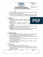 P-sgc-003 Procedimiento Buenas Prácticas de Documentación