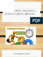 PRODUCTIVIDAD MINERA