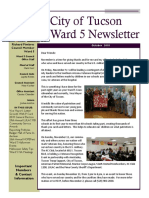 Tucson Vice Mayor Richard Fimbres Ward 5 Newsletter