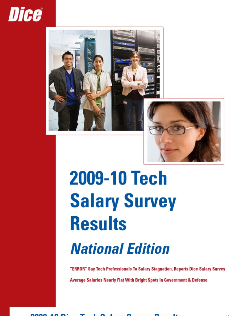 Dice 200910 Tech Salary Survey PDF Programmer Salary