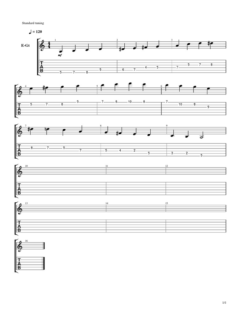 Standard Tuning Guide for Musicians | PDF