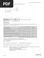 2.1.4.8 (A) Dimondek 300 Profile Performance: Sheet Tolerances