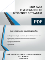 Guía para investigación de accidentes laborales