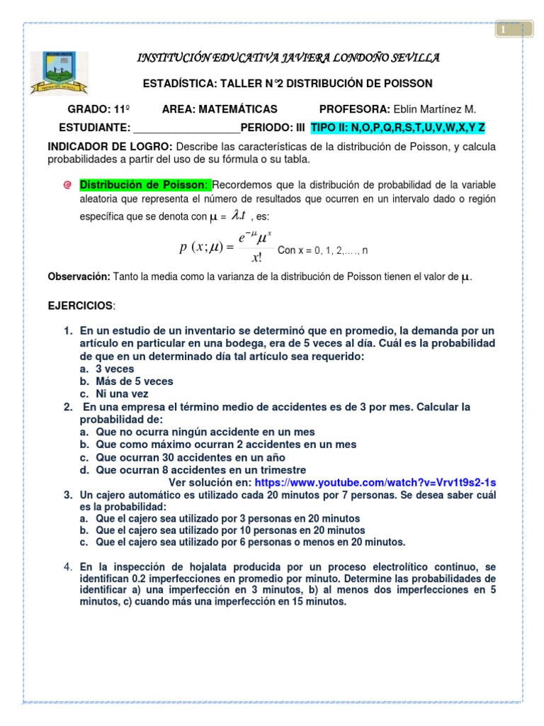 Cálculo de Pagos en Distribución de Poisson | PDF