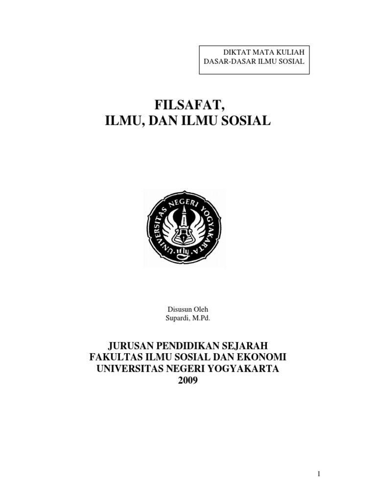 Pengantar Ilmu Sosial Dadang Supardan Pdf