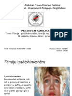 Prezantimi - PEDAGOGJI FAMILJARE