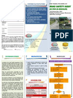 Road Safety Audit: (In Five (5) Modules)