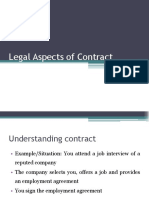 Class 2 Legal Aspects of Contract