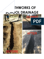 Earthworks of School Drainage