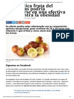 Una Exótica Fruta Del Amazonas Podría Convertirse en Una Efectiva Arma Contra La Obesidad - RT