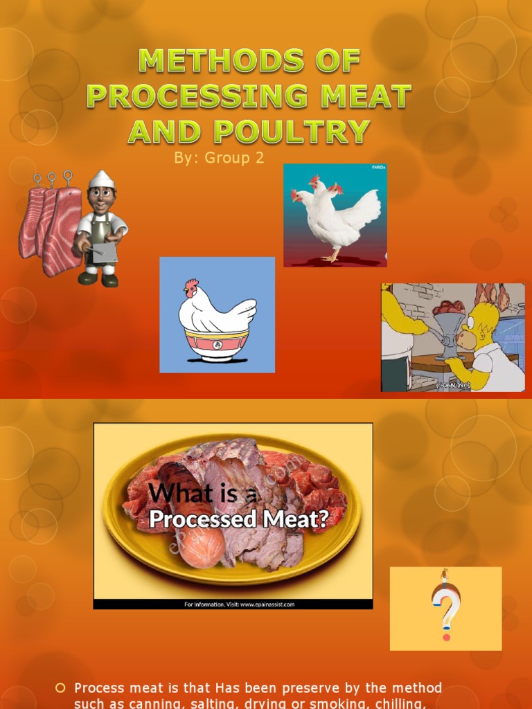 Meat and Poultry Processing Methods | PDF | Salt | Sugar