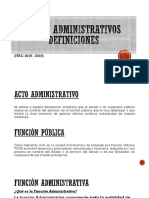 Actos Administrativos