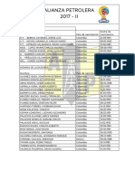 Alianza Petrolera 2017-II plantilla