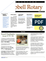 Rotary Newsletter Sep 28 2010