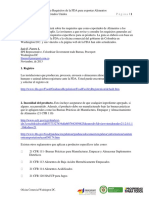 Guia de Requisitos de La FDA para Exportar Alimentos A Los Estados Unidos