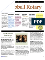 Rotary Newsletter Oct 5 2010