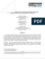 Prediction and Assessment of Ammonium Bisulfide Corrosion Under Refinery Sour Water Service Conditions (51300-06576-Sg)