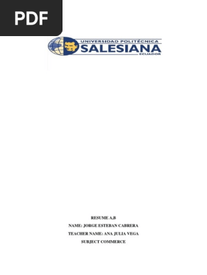 Resume International Trade