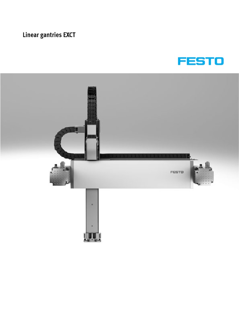 Festo EXCT Linear Gantry Overview | PDF | Torque | Bearing (Mechanical)