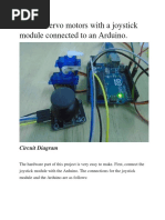 Control Servo Motors With Joystick