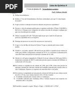 3 Lista de Química II - Termodinãmica (1) 1