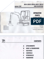 JCB 8017 Parts Book