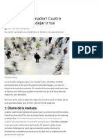 ¡Pensamiento Ganador! Cuatro Secretos para No Dejar Ir Tus Grandes Ideas