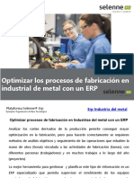 Optimizar Los Procesos de Fabricación en Industrias de Metal Con Un ERP