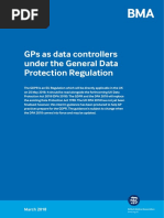 GPs Data Controllers Under GDPR