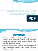 Kebijakan Dividen