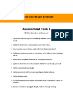 Assessment Task 1: Produce Sourdough Products