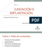 34. Fecundación, Implantación y Desarrollo Del Embrión_Dr. Motta