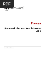 Fireware CLI Reference (en US) v12 0