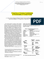 Properties of Proteins Contributing