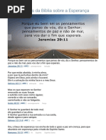 27 Versículos Da Bíblia Sobre a Esperança