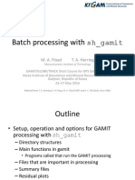 Batch Processing With: SH - Gamit