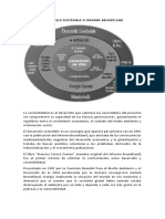 Desarrollo Sostenible o Informe Brundtland