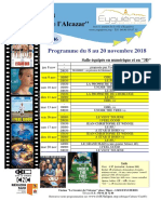 Programme Cinéma Du 8 Au 20 Novembre 2018